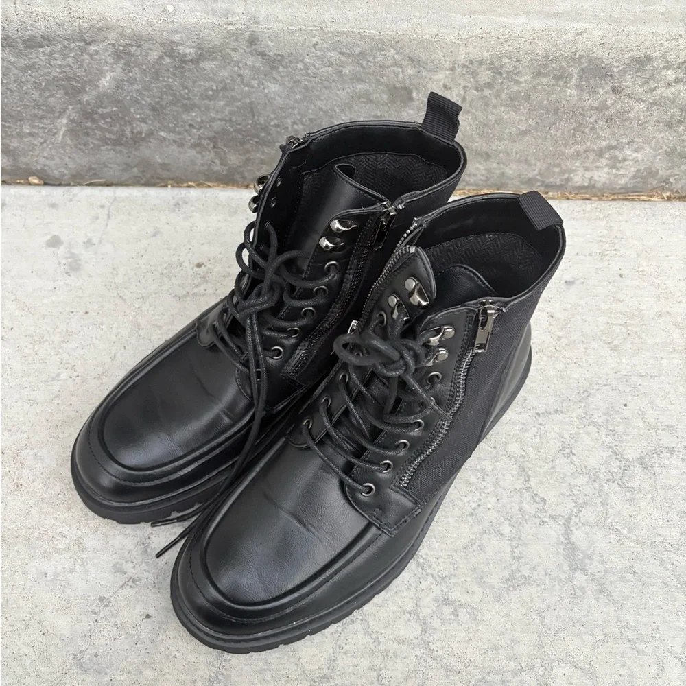 Steve Madden Bragg Combat Boot Size 8 Men's